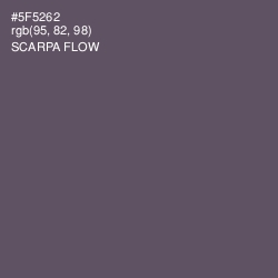#5F5262 - Scarpa Flow Color Image